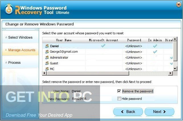 windows password recovery tool free